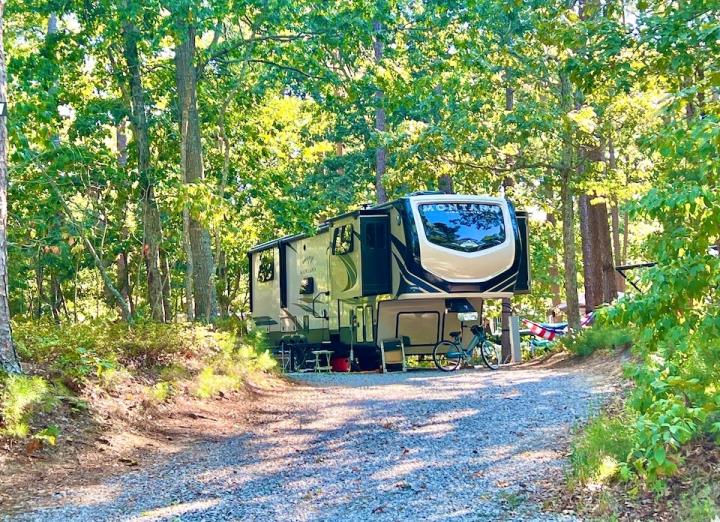 best campgrounds for large motorhomes in new jersey beach