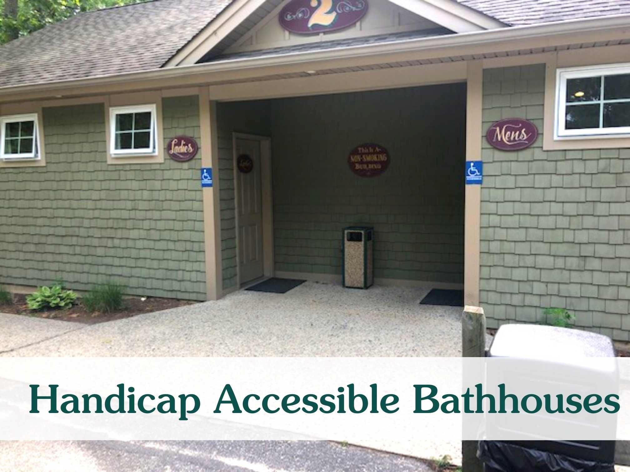 handicap accessible bathhouses